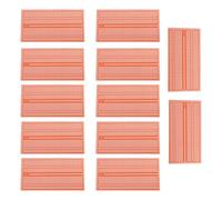 AMUSLESUR Circuito Stampato 12 Pezzi per Prototipazione Pcb, Basetta Millefori per Esperimenti Elettronici e Debug senza Saldatura, Materiale Resistente ad Alta Affidabilità per Uso