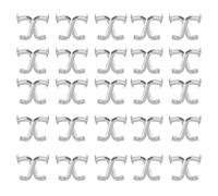 AMUSLESUR Clip per Scaffalature per Pallet J Bullone Perno di Sicurezza Rivetti Testa Piatta Accessori per Mensole Magazzino per Ambienti Dinamici 1.46X1.06X0.47 Pollici