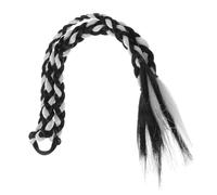 AMUSLESUR Estensione della Coda di Cavallo Doppia Lunga Filo ad Alta Temperatura, Accessorio per Chioma Facile da Indossare per Bambine e Ragazze alla Moda