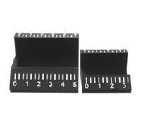 AMUSLESUR Etichettatrice per Bottiglie da 3ml e 10ml in Pla 2 Pezzi, Design Robusto e Facile da Usare, per Piccole Imprese e Laboratori Domestici Stili multipli