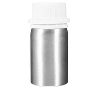 AMUSLESUR Flaconi per Olio Essenziale da Viaggio in Plastica Sottile Argento, Bottiglie Piccole per Dosaggio Comodo, per Uso Quotidiano e Viaggi