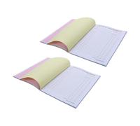 AMUSLESUR Moduli di Ordini di Acquisto Blocco Note 2 Pezzi Formato Orizzontale 8,25X5,7 Pollici per Contabilità e Spedizioni Piccoli Appaltatori