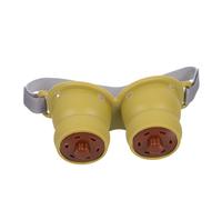 AMUSLESUR Occhiali per Moxibustione per Occhi Stanchi, Dispositivo Portatile in Silicone e Plastica, Professionale degli Occhi per Adolescenti e Uso Domestico