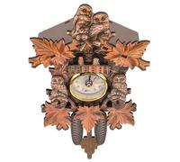 AMUSLESUR Orologio da Parete Cucù in Plastico Pendolo, Design Semplice e Stile Versatile, Resistente alla Deformazione allo Sbiadimento, per Decorazione da Parete in Casa o Ufficio