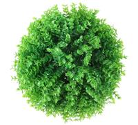 AMUSLESUR Palla Topiaria Artificiale da 30 Cm Foglie di Eucalipto Verdi, Sfera Decorativa Resistente alle Intemperie per Arredamento Casa, Giardino, Matrimoni e Feste, Ornamento da