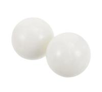 AMUSLESUR Palline da Massaggio Sfera Set di 2 in Marmo Bianche per Esercizi Stress per Mani per Relax Quotidiano