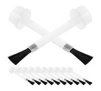 AMUSLESUR Pennello di Ricambio per Flacone Smalto Gel Piccolo da 11mm, Set da 20 Pezzi, Spazzola Sostitutiva per Bottiglie di Smalto Professionale, Accessorio per Saloni di Bellezza e Uso