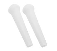 AMUSLESUR Pestello in Ceramica 2 Pezzi per Aglio e Spezie, Bacchette di Macinazione Manuale Multiuso da Cucina, Schiacciapatate Pratico Manico Liscio, Utensile per Preparazione Alimentare