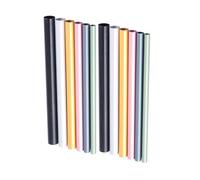 AMUSLESUR Set da 2 Strumenti per Manicure Asta Curva C e Tubi Modellanti per Nail Art in Metallo, Bastoncini per Fissare la Curvatura Unghie in Gel UV e Acrilico, Accessori Professionali