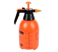 AMUSLESUR Spruzzatore Protezione Automatica per Giardinaggio e Risparmio Energetico a Pressione Manuale 2l in Plastica Rosso e Pulizia Domestica