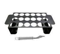 AMUSLESUR Supporto Cosce Pollo BBQ per Grigliare in Acciaio Inossidabile con Cestino per Grigliare e Accessori per Cucinare e Facile da Conservare per Barbecue All'aperto