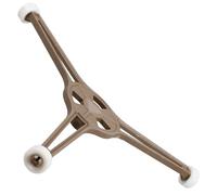 AMUSLESUR Supporto Girevole per Microonde Anello Rotante e Tre Bracci, Piastra in Vetro Compatibile per Riscaldamento Uniforme e Sostituzione Rapida del Piatto Giradischi