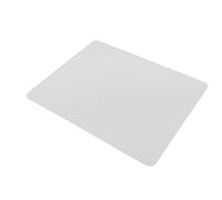 AMUSLESUR Tappetino per Mouse in Vetro Trasparente 20x25cm Design Elegante e Controllo Fluido per Laptop e Scrivania Gaming