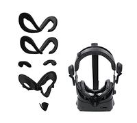 AMVR Interfaccia facciale e schiuma di pelle PU Sostituzione del cuscinetto per la copertura del viso e nasello anti-perdite e copriobiettivo protettivo Set comfort per auricolare Valve Index