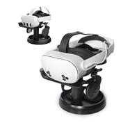 AMVR Supporto per supporto compatibile con Quest 3/Quest 2/Pico 4/Vision Pro/per PSVR 2 - Dock universale per il display delle cuffie VR, stabile staffa per la conservazione della base rotonda