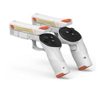 AMVR VR Attacco G-un stick compatibile con Meta/Oculus Quest 3, impugnatura ponderata P-istoI per migliorare l'esperienza di gioco FPS Sensazione di tenuta