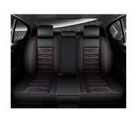 Amxaqjc Coprisedili Auto per A4 B8 B6 B7 per Avant | A3 8P A5 Per Sportback Q2 Q3 A7 Q7 4L 100 C4 A6 4F C7 C5 Copertura Sede Dell'automobile Coprisedili Set(Black Red Rear)