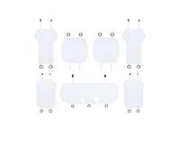 Amxaqjc Fodere Sedili Auto Per Tesla Per Modello 3Y Per Highland Per Juniper 2021-2026 Coprisedile Brandelli Cuscino Traspirante Quattro Stagioni Coprisedile(Y White 7 piece)