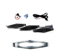 Amxaqjc Kit Luci Marcia Diurna DRL Per Toyota Per 4Runner Per TRD Per Pro Per Griglia Per SR5 Per TRD DRL/Luce Parcheggio 14-2024 Luce LED Griglia Anteriore(Smoked Lens White)