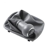 Amxaqjc Per A6 C5 A4 B5 A8 D2 1998-2001 Pomello Cambio Leva Stick Ghetta Copri Stivale Accessori Auto Pelle PU Leva Pomello Cambio(5 Speed Gray)