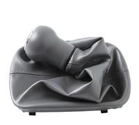 Amxaqjc Per A6 C5 A4 B5 A8 D2 1998-2001 Pomello Cambio Leva Stick Ghetta Copri Stivale Accessori Auto Pelle PU Leva Pomello Cambio(6 Speed Gray)