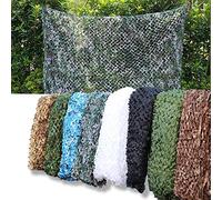 AMXFS Camouflage Net Vela da Sole in Rete Mimetica 2x10m - Camuffamento forestale Reti Parasole mimetiche Decorazioni per Feste Rete Parasole Mimetica Privacy Screen Personalizzabile