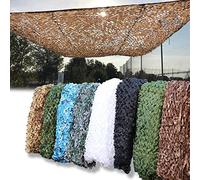 AMXFS Rete Mimetica Camouflage Net Vela Solare 4x13m - Camuffamento del Deserto Reti Parasole mimetiche Decorazioni per Feste Rete Parasole Mimetica Privacy Screen Personalizzabile