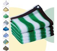 AMXFS Rete ombreggiante per esterni, con occhielli, con effetto ombreggiante al 90%, in HDPE, rete di protezione dai raggi UV, protezione dal vento, traspirante, per balcone e giardino