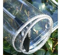 AMXFS telone trasparente con occhielli telone di copertura 0.35mm Tende antipioggia per la protezione delle piante 4.6 * 1.2m PVC Vetro chiaro impermeabile Tarps teloni protettivi per giardino
