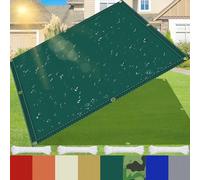 AMXFS Tenda da sole con occhielli con effetto ombreggiante al 95%,in tessuto Oxford,180 g/㎡,2m x 2.5m impermeabile,protezione dai raggi UV,per campeggio,balcone,piscina,tettoia-Verde
