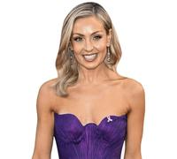 Amy Dowden (abito viola) mezzo corpo Buddy Cutout