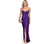 Amy Dowden (abito viola) mini sagoma