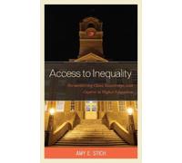 Amy E. Stich Access to Inequality (Tascabile)