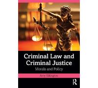 Amy Elkington Criminal Law and Criminal Justice (Tascabile)