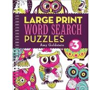 Amy Goldstein Large Print Word Search Puzzles 3 (Anello, filo)