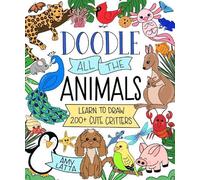 Amy Latta Doodle All the Animals (Tascabile)