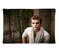 Amy Like Pillowcases The Vampire Diaries Stefan Salvatore handsome pillow Case Cover 20*30 inches*30 One Side)