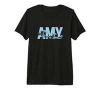 Amy Sea Waves - Nome Personalizzato Ocean Beach Art Maglietta Premium