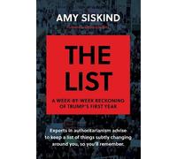 Amy Siskind The List (Copertina rigida)