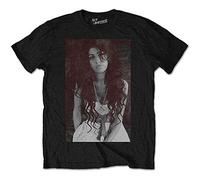 Amy Winehouse - Maglietta da uomo con scritta "Back to Black Chalk Board", vestibilità aderente, colore: Nero - nero - M