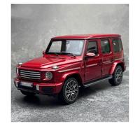 AMYALIN Modellino Pressofuso Auto in Scala 1:18 per Benz G500 N465 2024 Modellino da Collezione in Lega Pressofusa(Rosso)