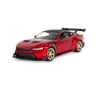 AMYALIN Modellino Pressofuso Auto in Scala 1:18 per Ford per Mustang per GTD 2025 Modellino da Collezione di Veicoli Pressofusi Statici(Rosso)