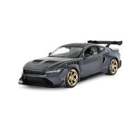AMYALIN Modellino Pressofuso Auto in Scala 1:18 per Ford per Mustang per GTD 2025 Modellino da Collezione di Veicoli Pressofusi Statici(Grey)