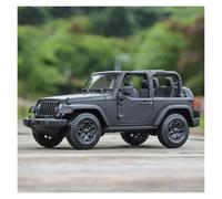 AMYALIN Modellino Pressofuso Auto in Scala 1:18 per Jeep per Willys per Wrangler 2014 Modellino di Auto da Collezione in Metallo Pressofuso Statico(Nero)