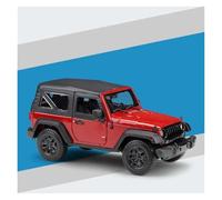 AMYALIN Modellino Pressofuso Auto in Scala 1:18 per Jeep per Wrangler 2014 Collezione di Modellini di Auto in Lega Pressofusi(Rosso)