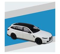 AMYALIN Modellino Pressofuso Auto in Scala 1:24 per BMW M3 Touring Modellino Auto in Lega Pressofusa(Bianco)
