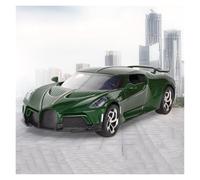 AMYALIN Modellino Pressofuso Auto in Scala 1:24 per Bugatti per La per Auto per Noire Modellino Auto in Lega di Metallo Pressofuso(Verde)