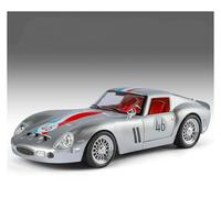 AMYALIN Modellino Pressofuso Auto in Scala 1:24 per Ferrari 250GTO Modellino Auto in Lega Pressofusa da Collezione, per Hobby E Decorazione(d'Argento)