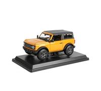 AMYALIN Modellino Pressofuso Auto in Scala 1:24 per Ford per Bronco per Badlands 2021 Modellino di Auto da Collezione in Metallo Pressofuso Statico(Arancia)