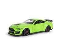 AMYALIN Modellino Pressofuso Auto in Scala 1:24 per Ford per Mustang per Shelby GT500 2020 Modello di Auto da Collezione Pressofuso Statico(Verde)